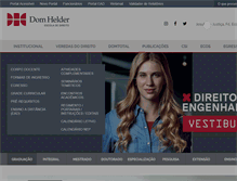 Tablet Screenshot of domhelder.edu.br